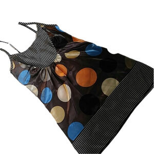 Charlotte Russe polka dot blouse top S